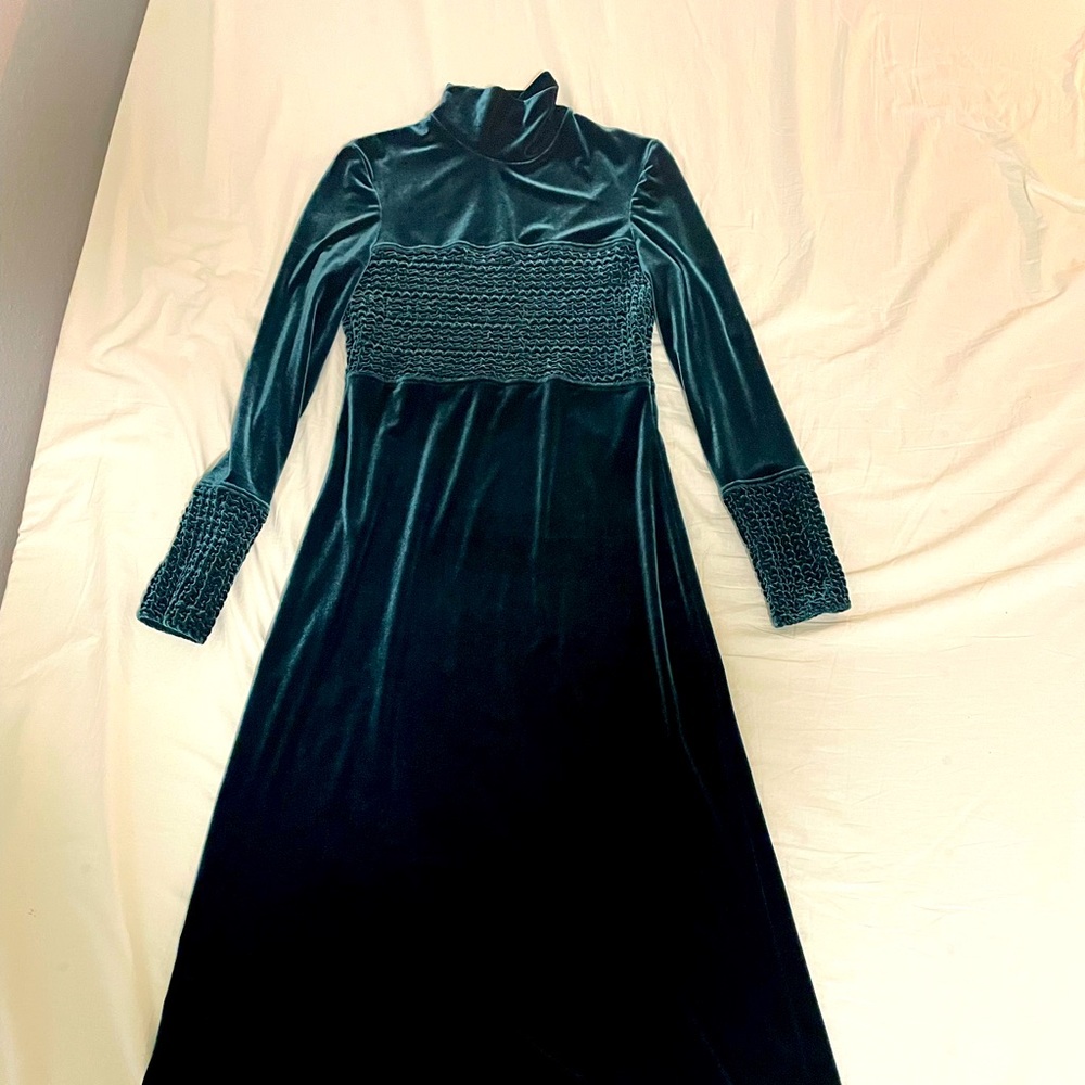 Vintage emerald green maxi